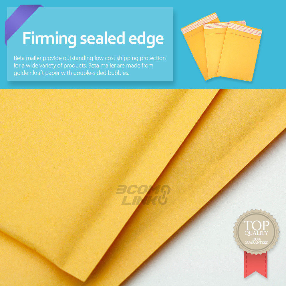 6x10 Bubble Mailer 250 #0 6x9 (6x10) Kraft Bubble Padded Envelopes - Foto 11