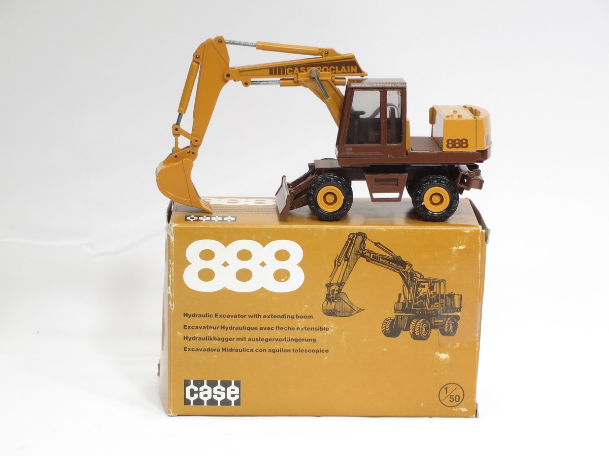 Case Poclain 888 Excavator - 1/50 - Conrad #2893 - N.MIB | eBay