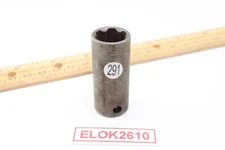 Snap-on DFS18  9/16”  SAE  Black Oxide  3/8” Drive  6 Point Socket  Lobed USA