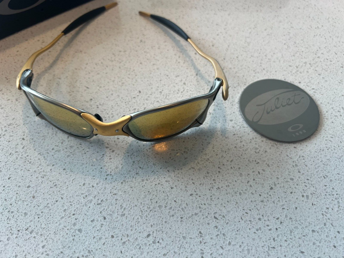 OAKLEY オークリー X-L XX 24K JULIET Oakley X-METAL XX Juliet 24K Ilidium Gold Sunglasses serial