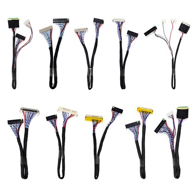 9 Kind of LVDS Cable For 14Pin 20Pin 30Pin LCD Screen