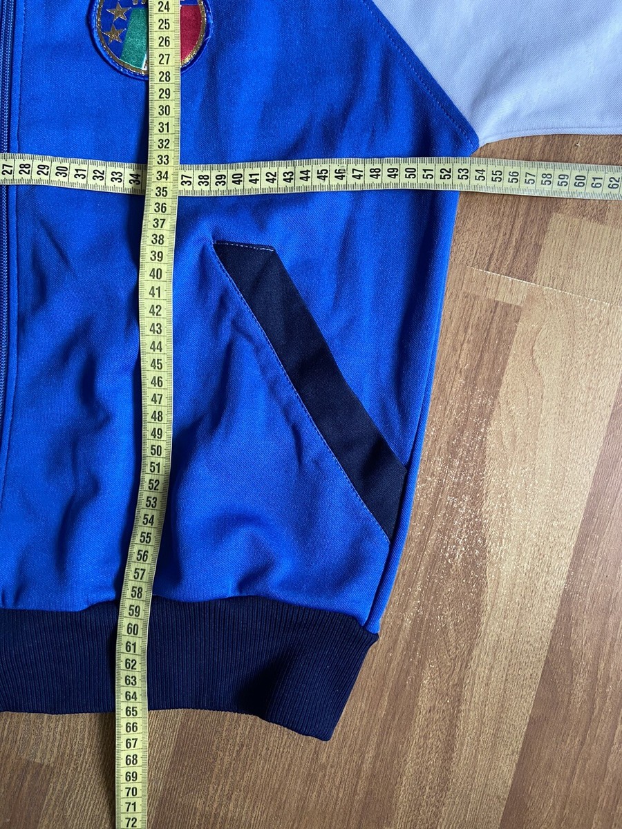 ITALY 1990 1992 FOOTBALL SOCCER TRACK TOP JACKET DIADORA sz