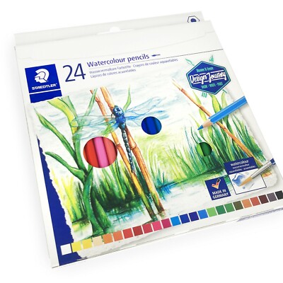 STAEDTLER Set Acquerelli Da Viaggio Design Journey - Matite, Pennello, Gomma, Temperamatite - 8