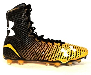 under armour football cleats orange and black