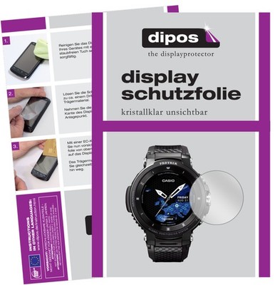 6x Schutzfolie klar für Casio Pro Trek smart WSD-F30 Displayschutzfolie Folie