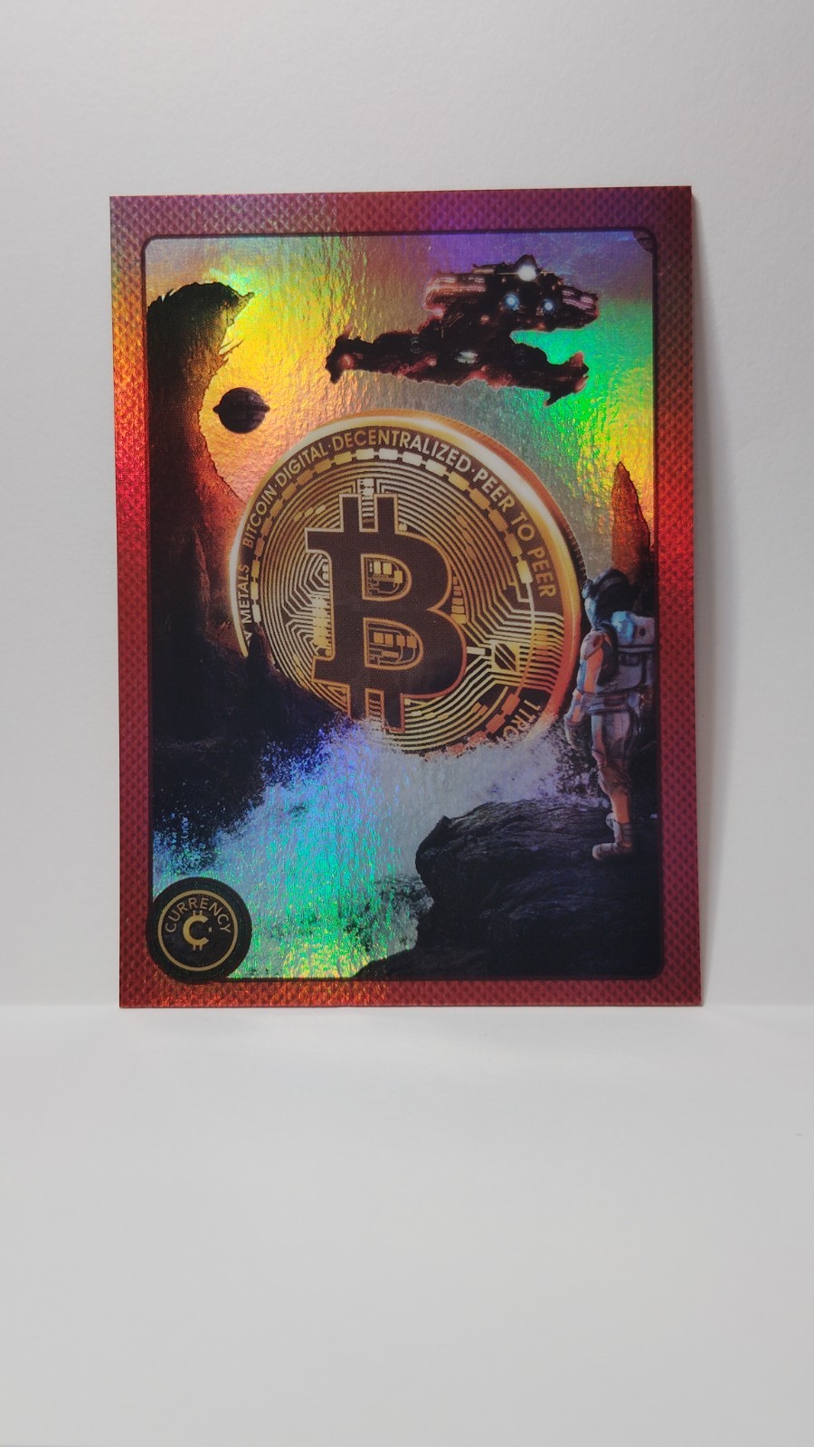 CURRENCY SERIES 5-“Bitcoin” #70 (MINT) RAINBOW HOLO