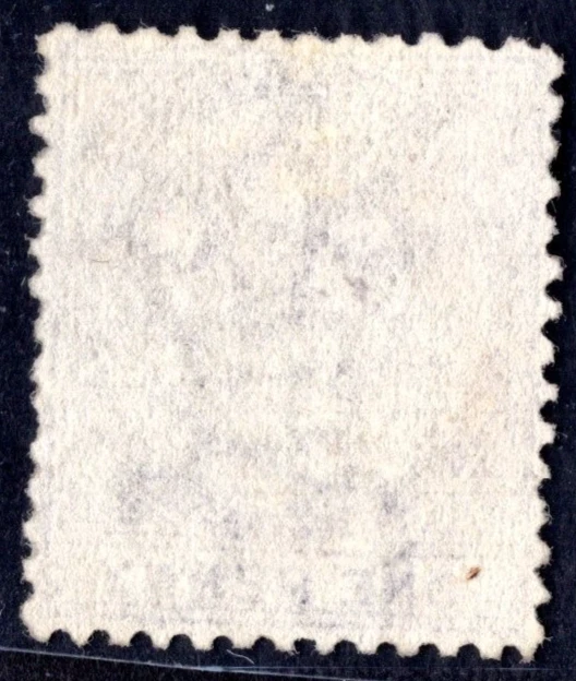BRITISH DOMINICA 1877 S.G. #1 PERF 12 1/2 MARCA DE AGUA C.C. COMO NUEVO BISAGRAS NIBBED PERF Foto 2 de 2