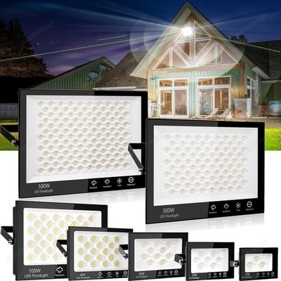 LED Fluter 10W 20W 30W 50W 100W 200W 300W 500Watt Außen Strahler Scheinwerfer DE