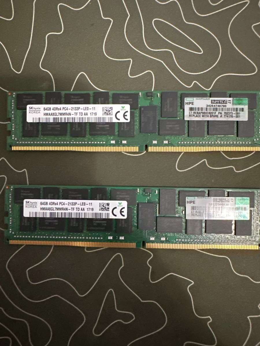 PC4-17000 (DDR4-2133) Bus Speed 64 GB Total Capacity DDR4 SDRAM