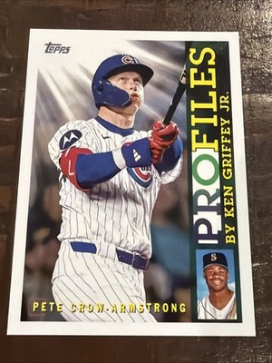 2026 Topps Series 1 Profiles Pete Crow Armstrong Chicago Cubs