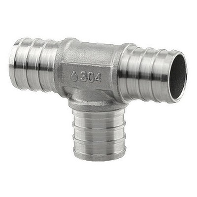 PPG 83652SS for PlumbMaster 3/4 X 1/2 X 3/4 Stainless Steel Pex Tee