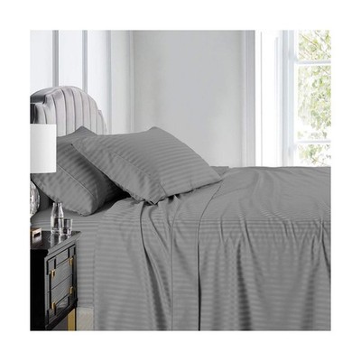 Royal Hotel Bedding Stripe Sheets - 600 Thread Count - 4PC Bed ... USA FAST SHIP