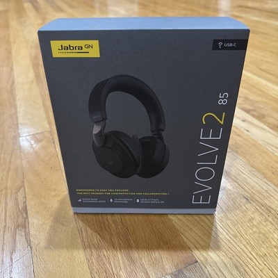 Jabra Evolve2 85 UC Wireless Noise Cancelling Stereo Headset 28599