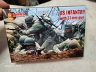 Mars WW2 US Infantry with 37MM Gun Set with Figures 1/72 #72017