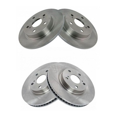 4pcs Disc Brake Rotor Set Front Rear for Scion tC 2.5L 2011-2016 5 Lug 980470