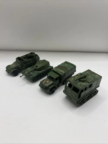 Vtg. Lot of 4 1970s/80s Hot Wheels US Army Vehicles