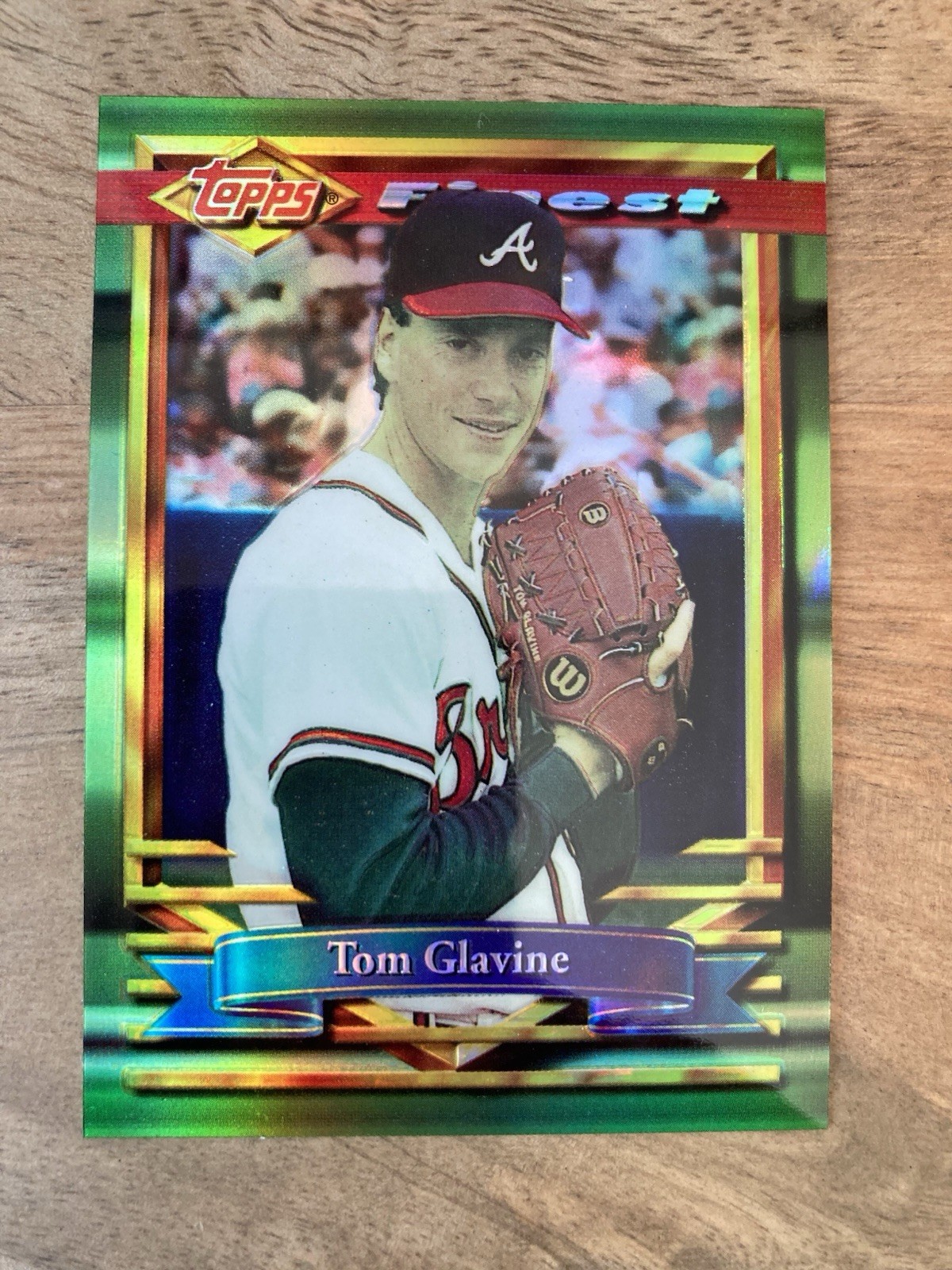 1994 Topps Finest Refractor #267 Tom Glavine Braves