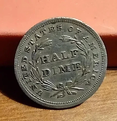 1840 Seated Liberty Half Dime. XF+. Silver. FREE SHIPPING with Tracking.