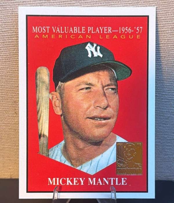 1997 Topps - Mickey Mantle Commemorative Reprints Mickey Mantle #31