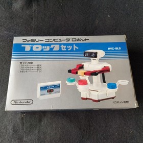 Nintendo Famicom Robot Block STACK-UP Parts Boxed, Workign, Japan, No Cartridge