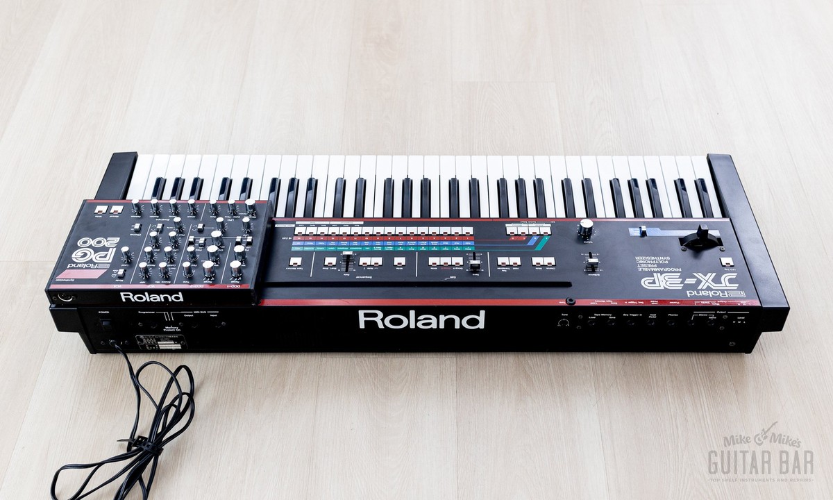 1983 Roland JX-3P Vintage Analog Synthesizer & PG-200 Controller w