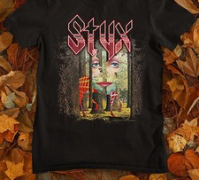 Styx Black T-Shirt For Men Tee All Size S-5XL