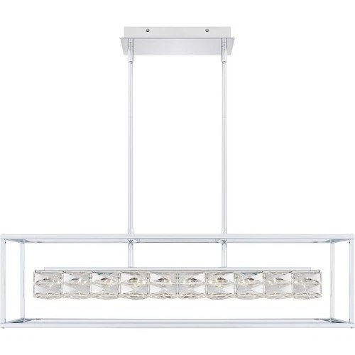 Quoizel Lighting - Dazzle - 32W LED Linear Chandelier-10.25 Inches Tall and 35.5 - Picture 2 of 4