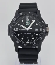 Luminox Sea Bass CARBONOX X2.2001 Men's Rubber Strap Black Dial Watch ⌚