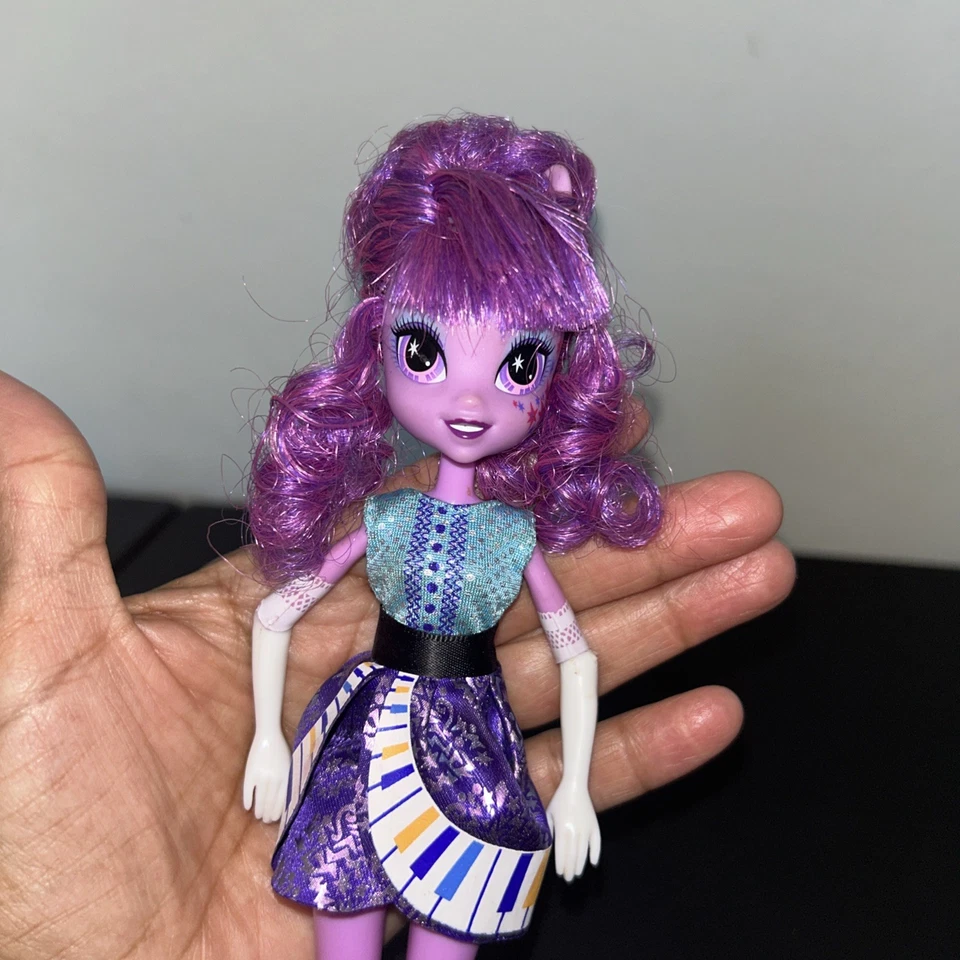 My Little Pony Equestria Niñas Peinado Rockin Crepúsculo Brillo Arco Iris Rocas Foto 3 de 4