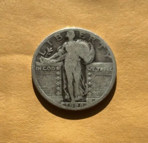 1928 (P) Standing Liberty Quarter Silver - .18064 ASW