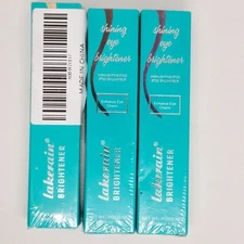 LOT OF 3 COLORS LAKERAIN EYE BRIGHTENER ILLUMINATING STICK EYE SHADOW NEW 0.049