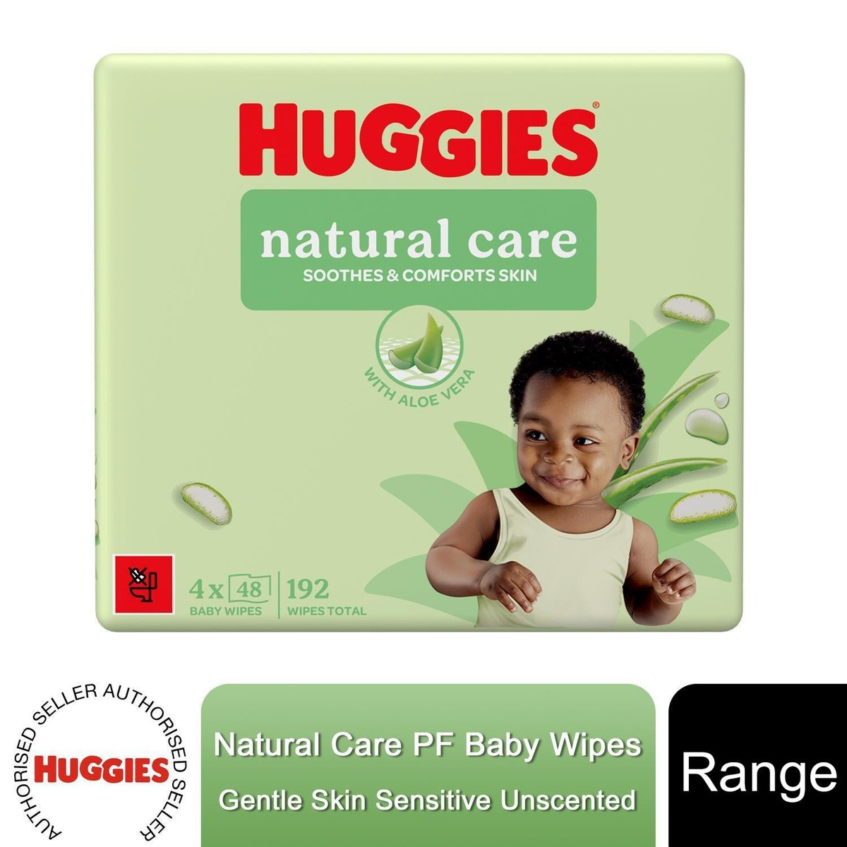 Huggies Natural Care PF Baby Wipes Unscented Gentle on Sensitive