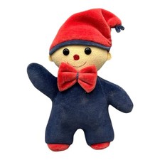 Sterntaler Klaun Krasnolud Zabawka Pluszak Czerwona czapka Czapka do spania 22cm Niebieski Czerwony