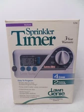 Lawn Genie Lawn Dial LD4 4 Zone Irrigation Timer Sprinkler Timer Controller