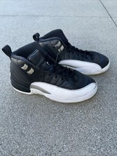 Nike Air Jordan 12 Retro GS Playoffs Youth Black White 153265-006 US Size 6Y