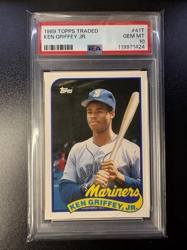 1989 Topps Traded Ken Griffey Jr Rookie PSA 10 #41t