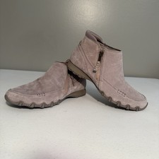 Skecher Bikers Zippiest-mix-toe Bootie Color Mush Women?s 8.5 SN44721