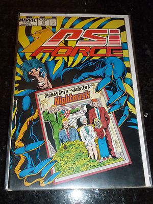 PSI-FORCE Comic - Vol 1 - No 22 - Date 08/1988 - Marvel Comics (NBC)