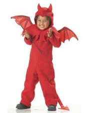 California Collection Lil' Spitfire Devil Toddler Costume, 2T-4T, Red