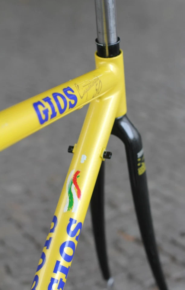 Gios Cinquantenario 50th Compact Frame /  48 cm /Yellow / Alfredo Campagnolo - Bild 4 von 4