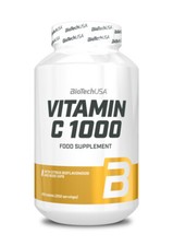 (5,09 EUR / 100 g) Biotech USA Vitamin C 1000 - 250 Tabletten - hochdosiert ...