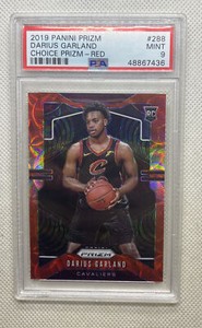 2019 panini prizm #288 darius garland rc; red choice sp 1/88 psa 9 eBay 1/1