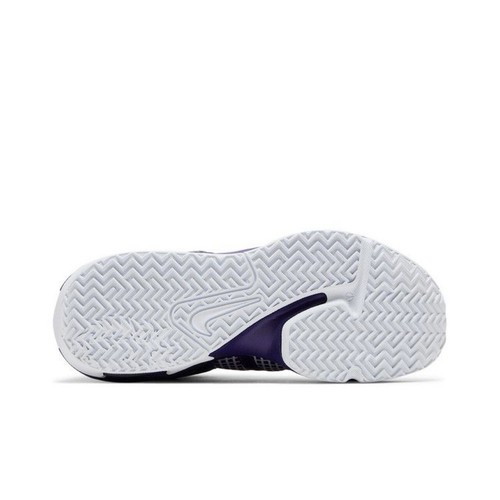 Nike LeBron Witness 7 TB Low Lakers Purple White DZ3299-500 Basketball Men Sz 14 - Picture 3 of 5