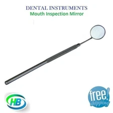 Dental Mirror Stainless Steel Dentist Teeth Hygiene Mouth Examination Tool