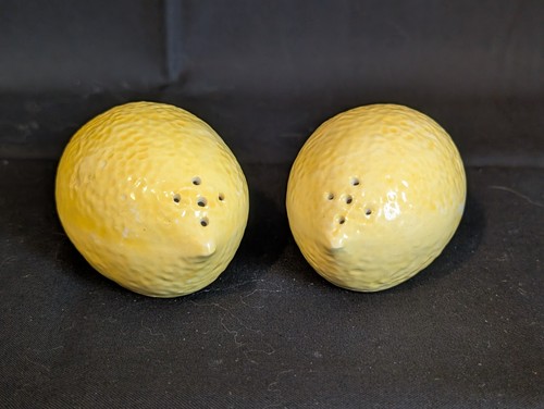 Shaker sale e pepe limone ceramica moderna vintage metà secolo marcato Giappone