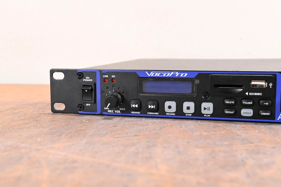 VocoPro SDR-4000 Dual Digital USB/SD Audio Recorder CG01JJX - Image 4 of 4