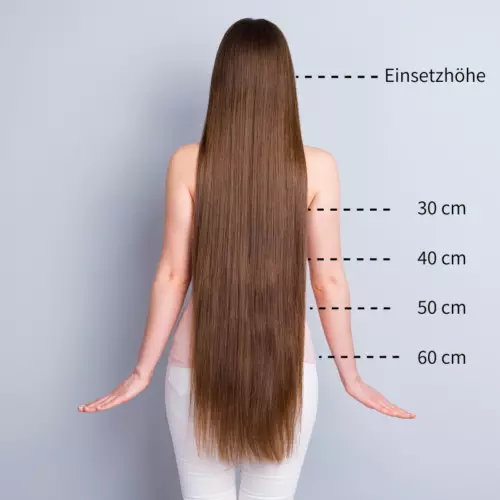 60-75cm Keratin Bonding Hair Extensions Remy Echthaar Strähnen Haarverlängerung - Bild 16 von 39