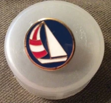 JHB BUTTONS #98034 SAILBOATS--SHANK--5/8---2 PIECE INCREMENTS
