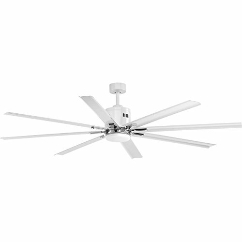 Progress Lighting P2550-3030K Vast Collection 72" 16W LED 8 Blade Fan, White - Picture 1 of 1