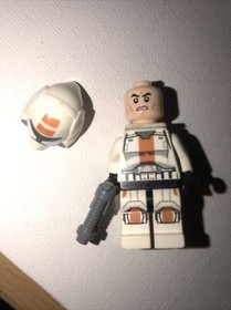 LEGO Star Wars Republic Trooper 1 Minifigure 75001 Dark Orange Gun & Jet pack ￼